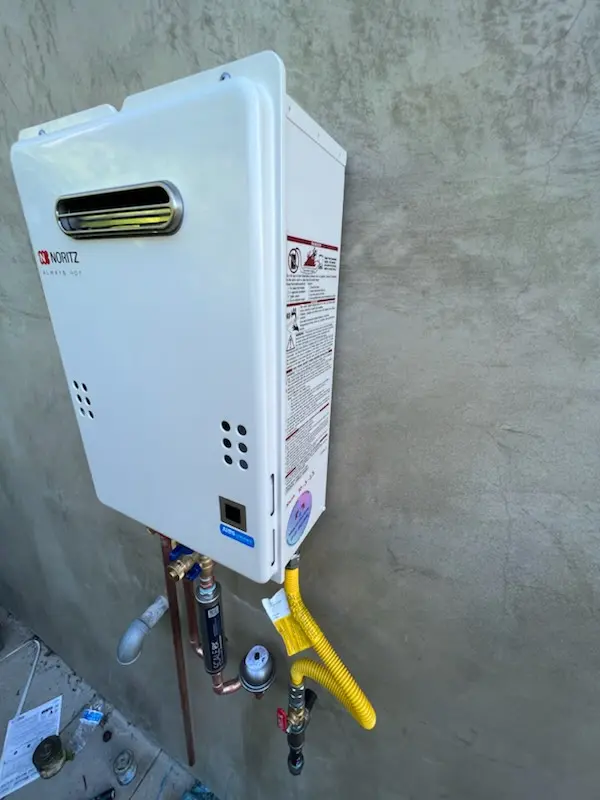 Tankless water heater installation for Pendleton homes
